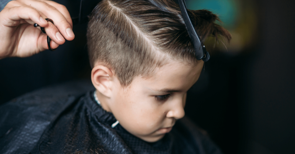 Baby Boy Haircut In Vista Salon
